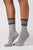 Warrior Crew Sock in Heather Grey