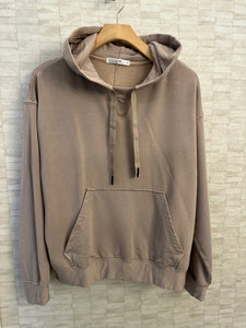 Softest Fleece Hood Pullover Almond