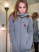 Alaska Crest Superfluous Hoodie Gray