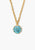 NGZ-15199LQ Turquoise Pendant Necklace