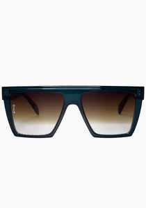 Ollie Sunglasses Navy/Brown