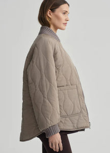 Reno Reversible Quilt Jacket Fungi