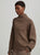 Mayfair Mock Neck Knit in Shiitake Marl