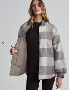 Reno Reversible Quilt Jacket Fungi