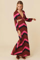 Mylee Knit Gown in Plum