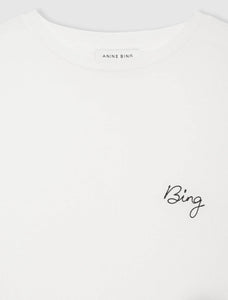 Louis Cursive Bing Tee in Ivory