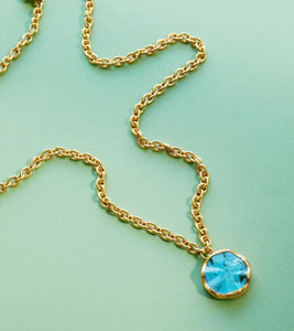 NGZ-15199LQ Turquoise Pendant Necklace