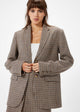 Oxford Suit Jacket in Brown Slate