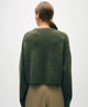 Cashmere Luxe Crewneck Green Marl