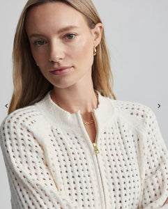 Marta Boucle Knit Jacket Coconut Milk