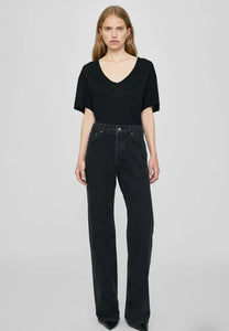 Vale Tee in Black Cashmere Blend