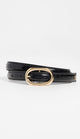 Mara Belt Embossed Black