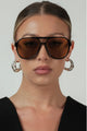 Stevie Sunglasses Black/Olive