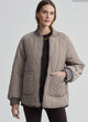 Reno Reversible Quilt Jacket Fungi