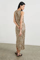 Gabriella Dress in Champagne Leopard