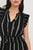 Garden Dress Ash Leno Stripe