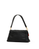 Beverly Medium Black Gold Red Zip