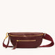 Charles Crossbody Medium Cherrywood Pebble Brushed Gold