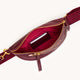 Charles Crossbody Medium Cherrywood Pebble Brushed Gold