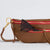 Charles Crossbody in Mahogany Pebble Red Zip