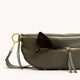 Charles Crossbody Medium Olive Brushed Gold