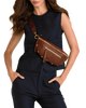 Charles Crossbody Medium Sienna Pebble Brushed Gold