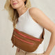 Charles Crossbody Large Mahogany Pebble BG
