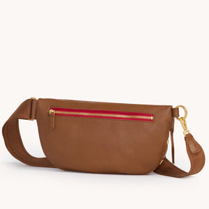 Charles Crossbody Large Mahogany Pebble BG