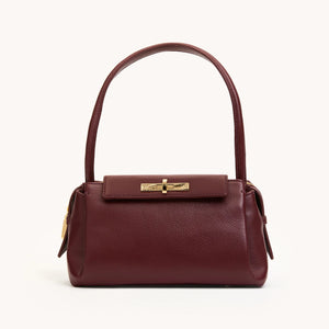 Charlotte Medium Cherrywood Pebble Gold