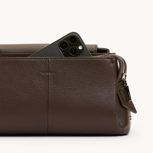 Charlotte Medium Espresso Pebble Silver