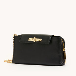 Charlotte Small Black Gold