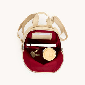 Hunter Backpack Medium Limestone Silver