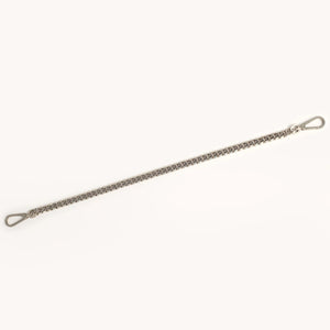 Metal Chain Shoulder Strap Brushed Silver