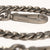 Metal Chain Shoulder Strap Brushed Silver