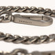 Metal Chain Shoulder Strap Brushed Silver