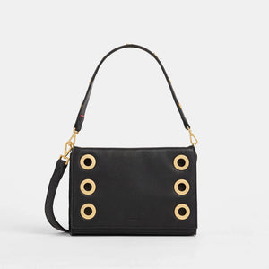 Montana Clutch Small Black Brushed Gold