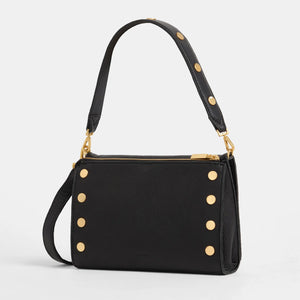 Montana Clutch Small Black Brushed Gold