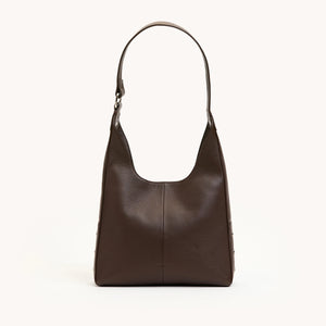 Tim Medium Espresso Pebble Silver