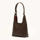 Tim Medium Espresso Pebble Silver