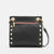 Tony Medium Black Brushed Gold Red Zip