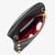 VIP Small Black Brushed Gold Red Zip