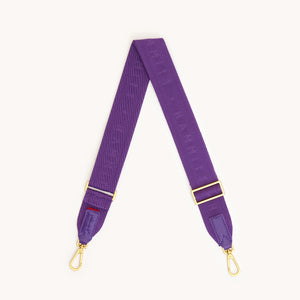 Webbing Crossbody Strap Game Day Purple BG