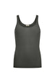 Isabella Singlet Tank Top Charcoal