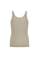 Isabella Singlet Tank Top Stone
