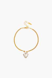 Heart Charm Bracelet Gold Mix BG-6333