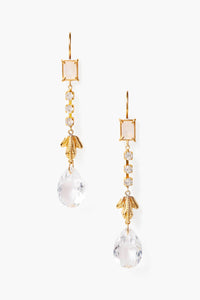 Pippa Drop Earrings Crystal EGZ-5827