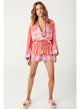 Sunshine Bandit Romper in Cayenne