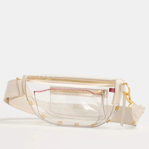 Charles Clear Crossbody Medium Calla Lily White