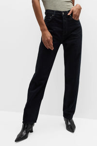 90's Pinch Waist High Rise Straight in Crushed