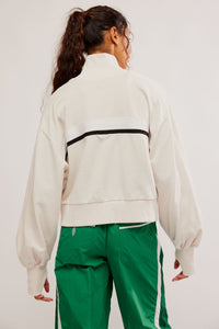 High Jump Zip Up Ivory